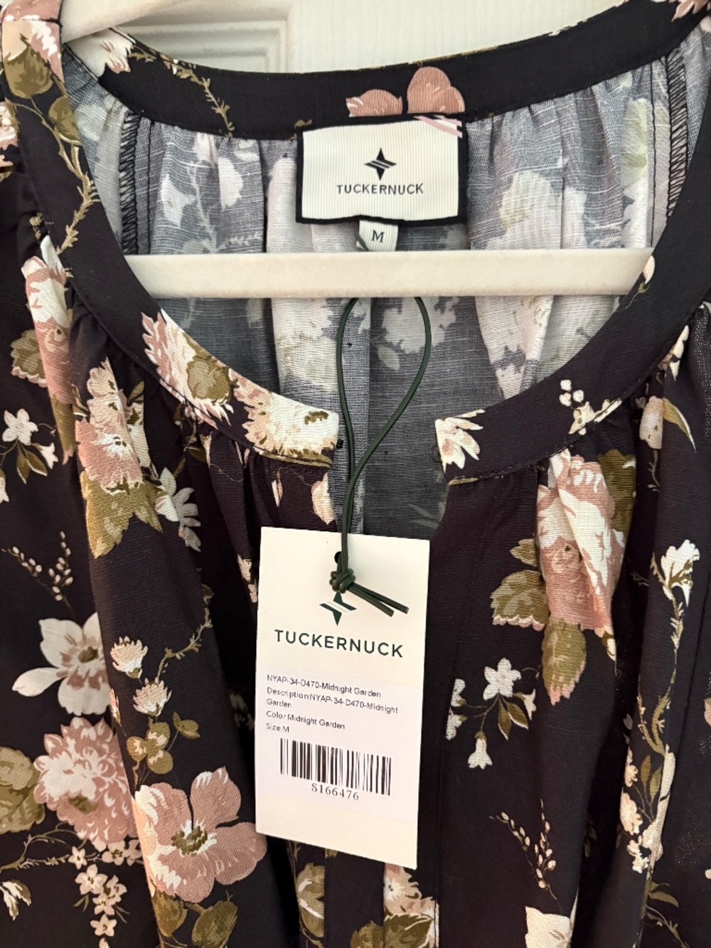 Tuckernuck Midnight Garden Lyles Maxi Dress NWT M